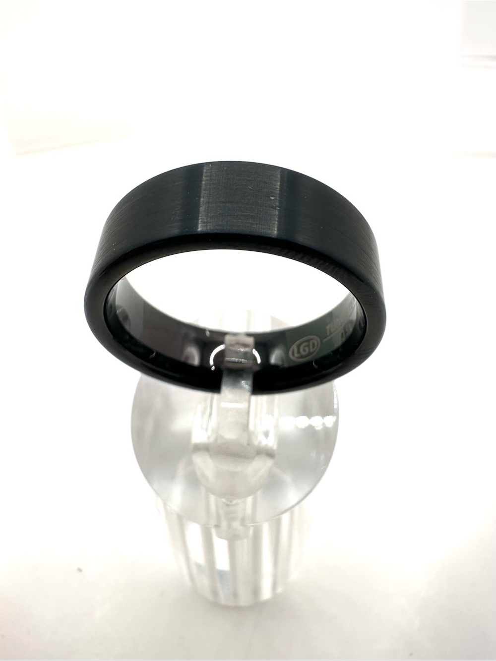 Fashion: Black Men's Tungsten Ring